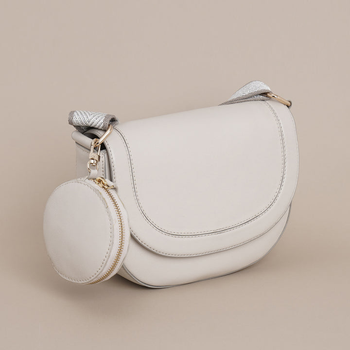 Noel Sling Bag Off White - HIDELLE