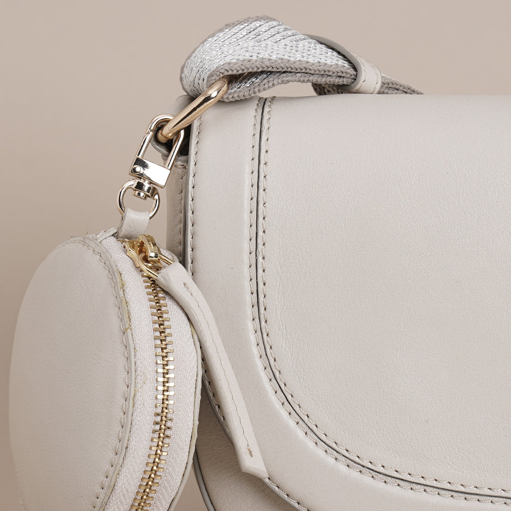 Noel Sling Bag Off White - HIDELLE