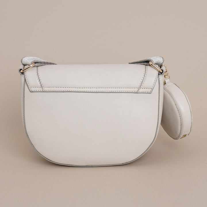 Noel Sling Bag Off White - HIDELLE