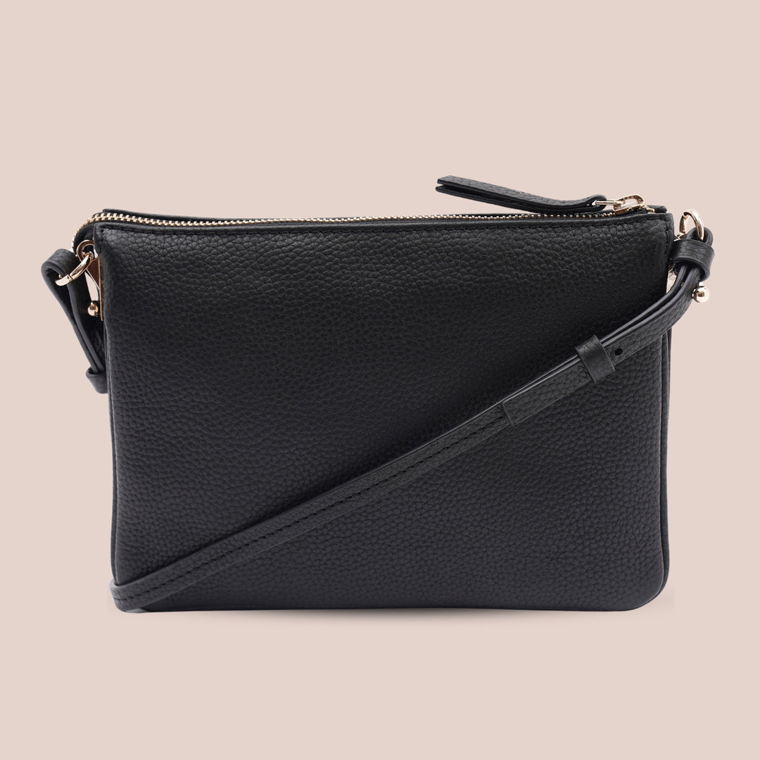 Noella Sling Bag Black - HIDELLE