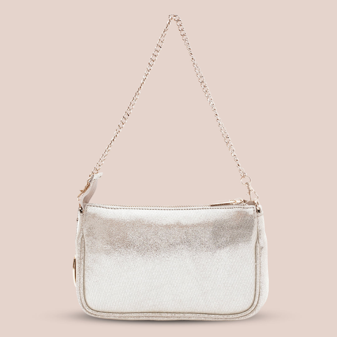 Remy Shoulder Bag Silver - HIDELLE