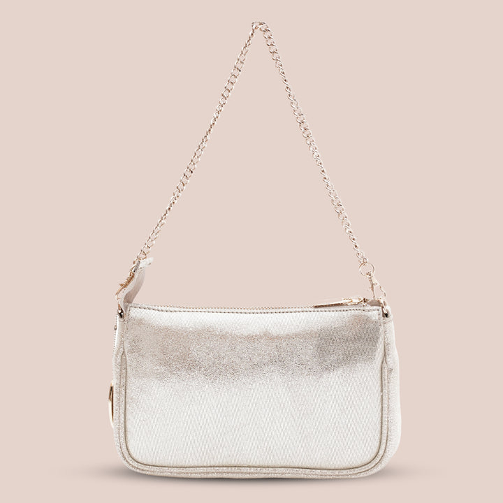 Remy Shoulder Bag Silver - HIDELLE