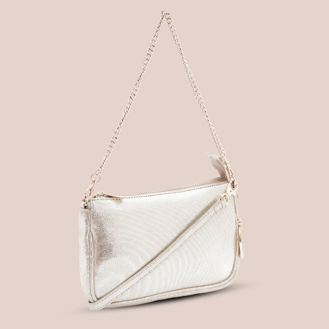 Remy Shoulder Bag Silver - HIDELLE