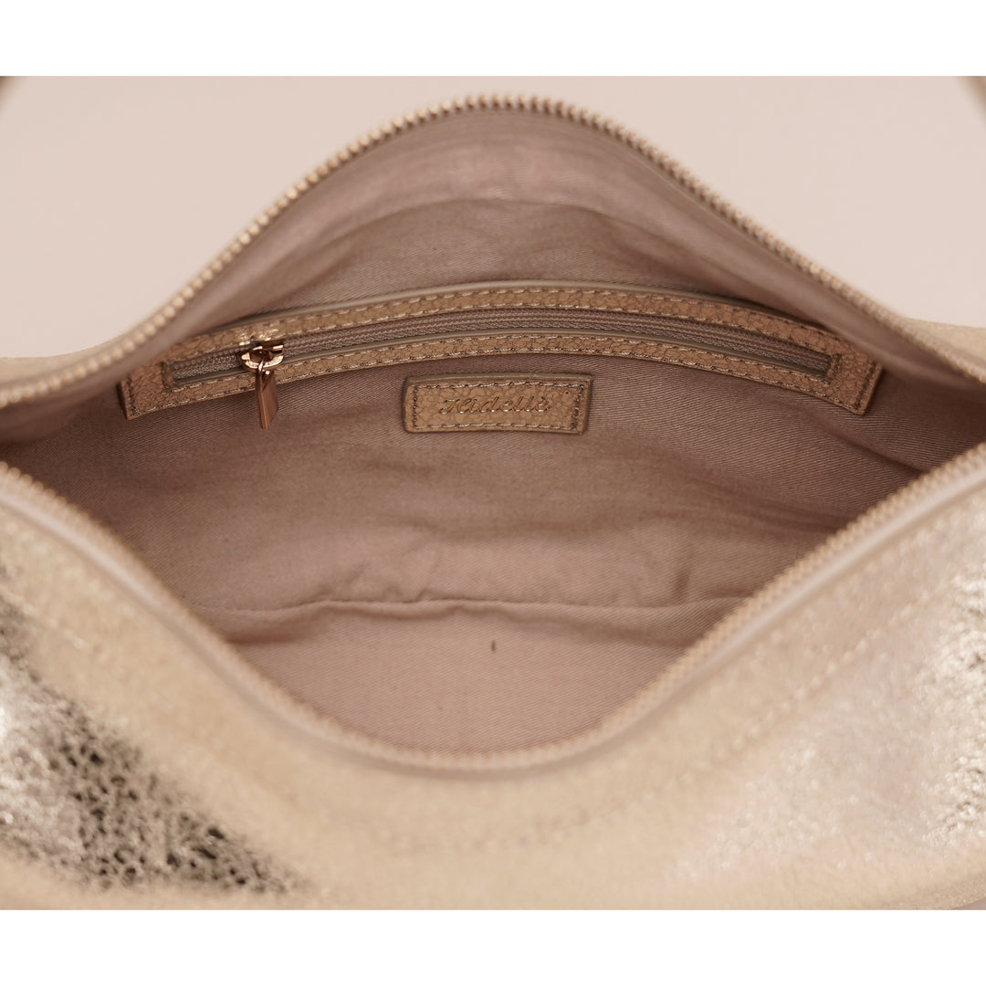 Solene Shoulder Bag Gold Metallic - HIDELLE