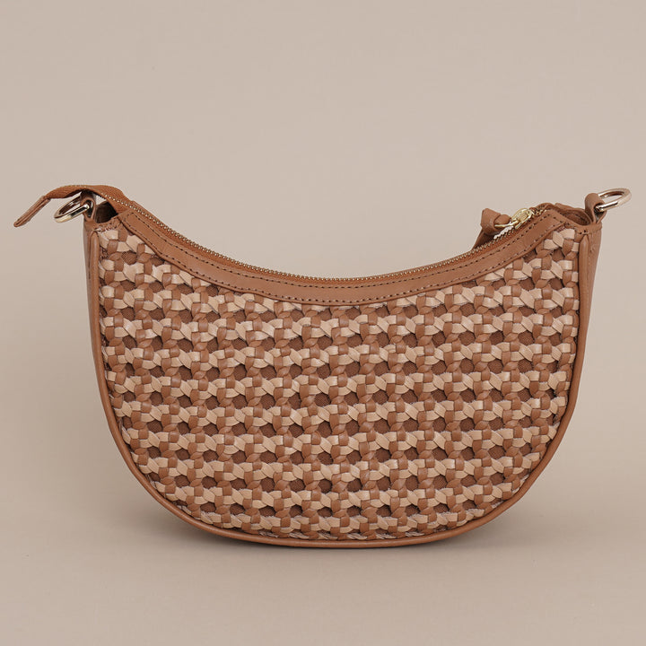 Zoe Sling Bag Tan/beige - HIDELLE