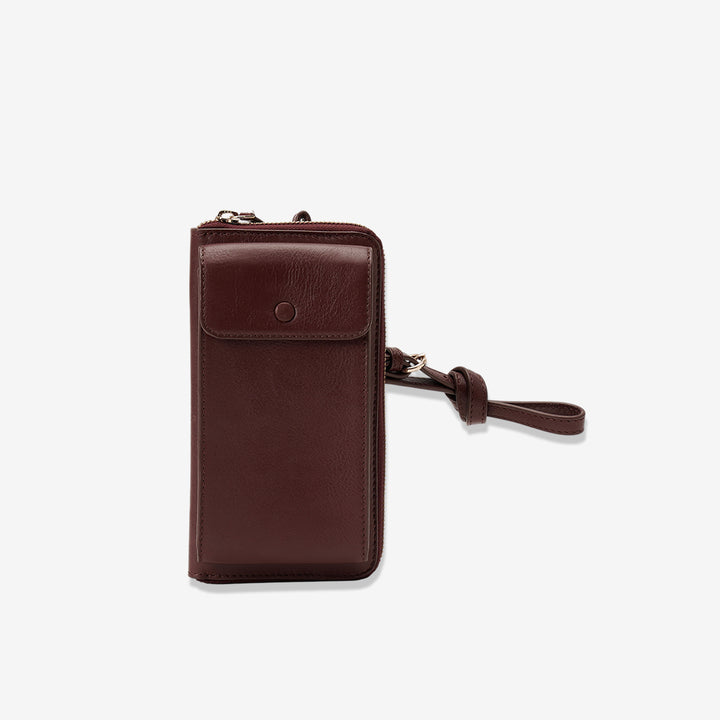 JANICE PHONE + WALLET SLING BAG BORDEUX