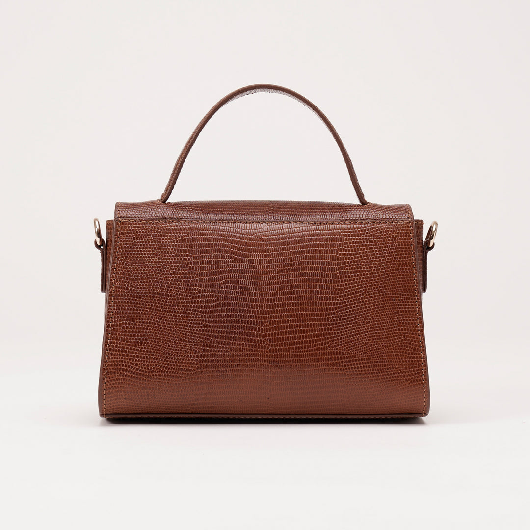 COLETTE SLING BAG TAN LIZARD