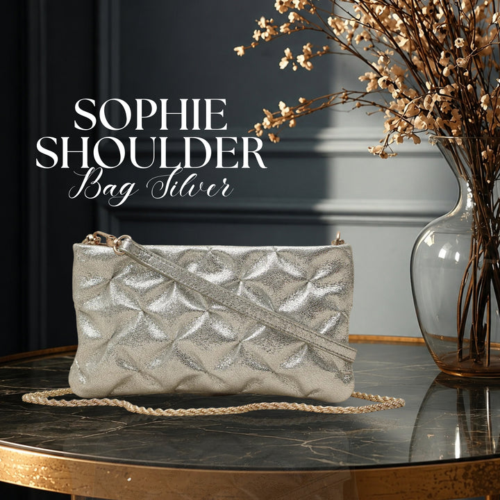 SOPHIE SHOULDER BAG SILVER