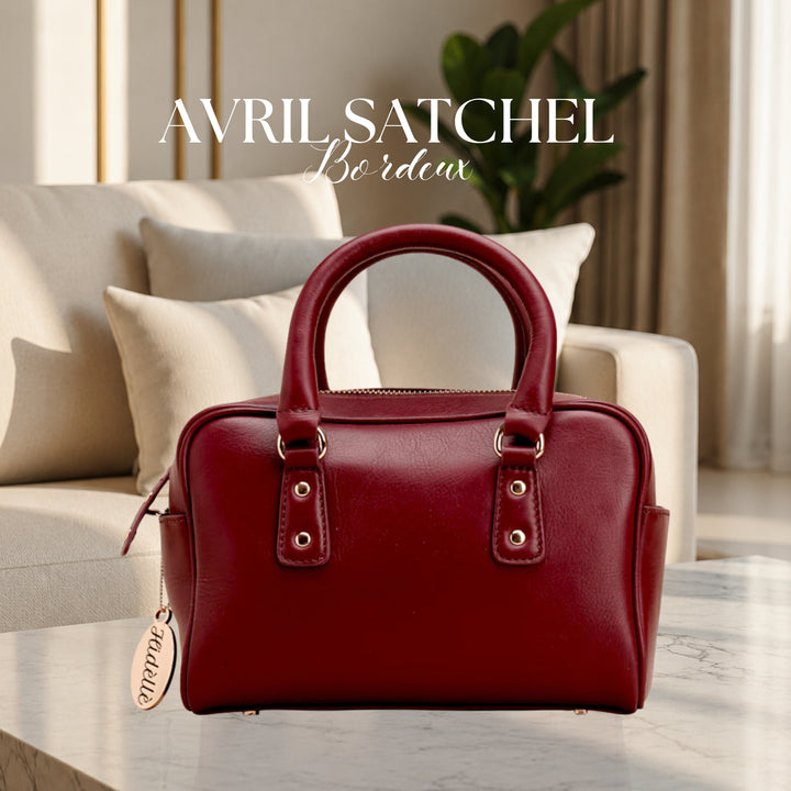 AVRIL SATCHEL BORDEUX