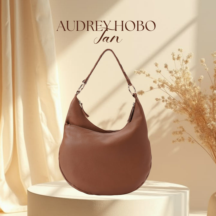 AUDREY HOBO TAN
