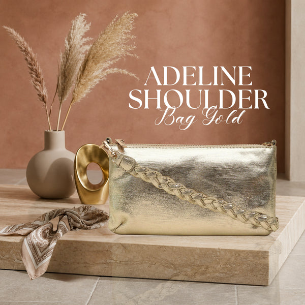 ADELINE SHOULDER BAG GOLD