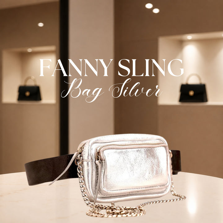 FANNY SLING BAG SILVER