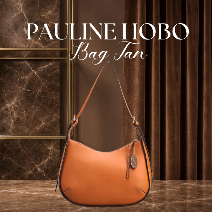 PAULINE HOBO BAG TAN