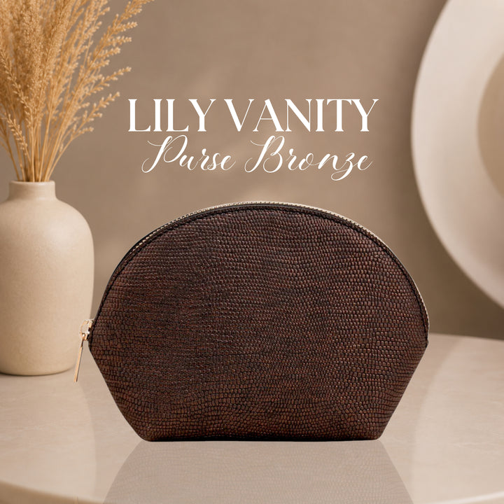 LILY VANITY PURSE BRONZE