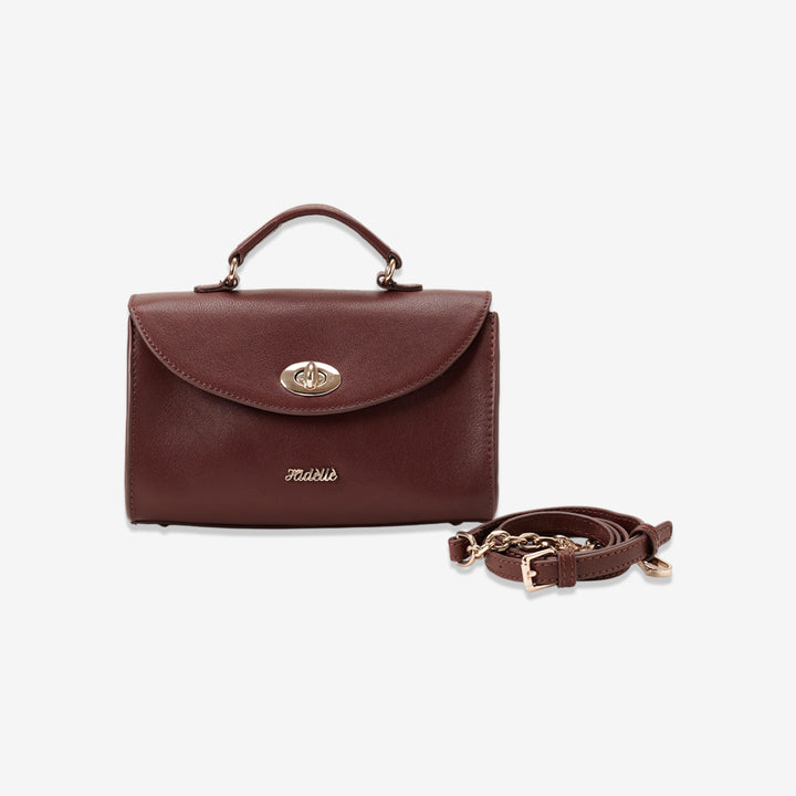 ELISA SHOULDER BAG BORDEUX