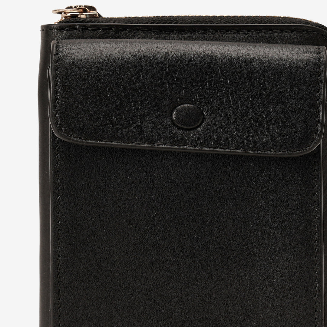 JANICE PHONE + WALLET SLING BAG BLACK