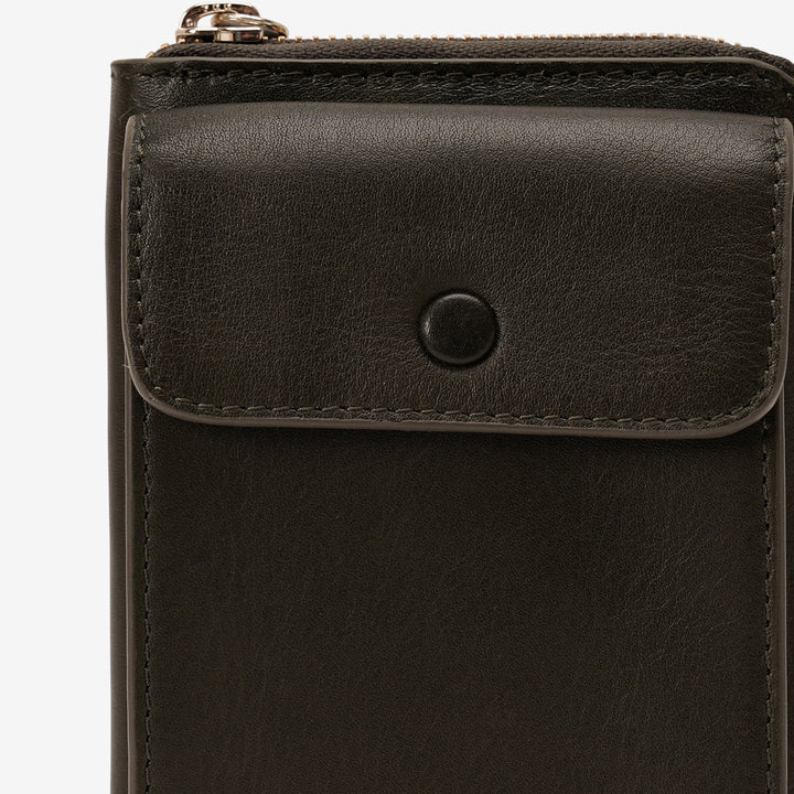 JANICE PHONE + WALLET SLING BAG  OLIVE
