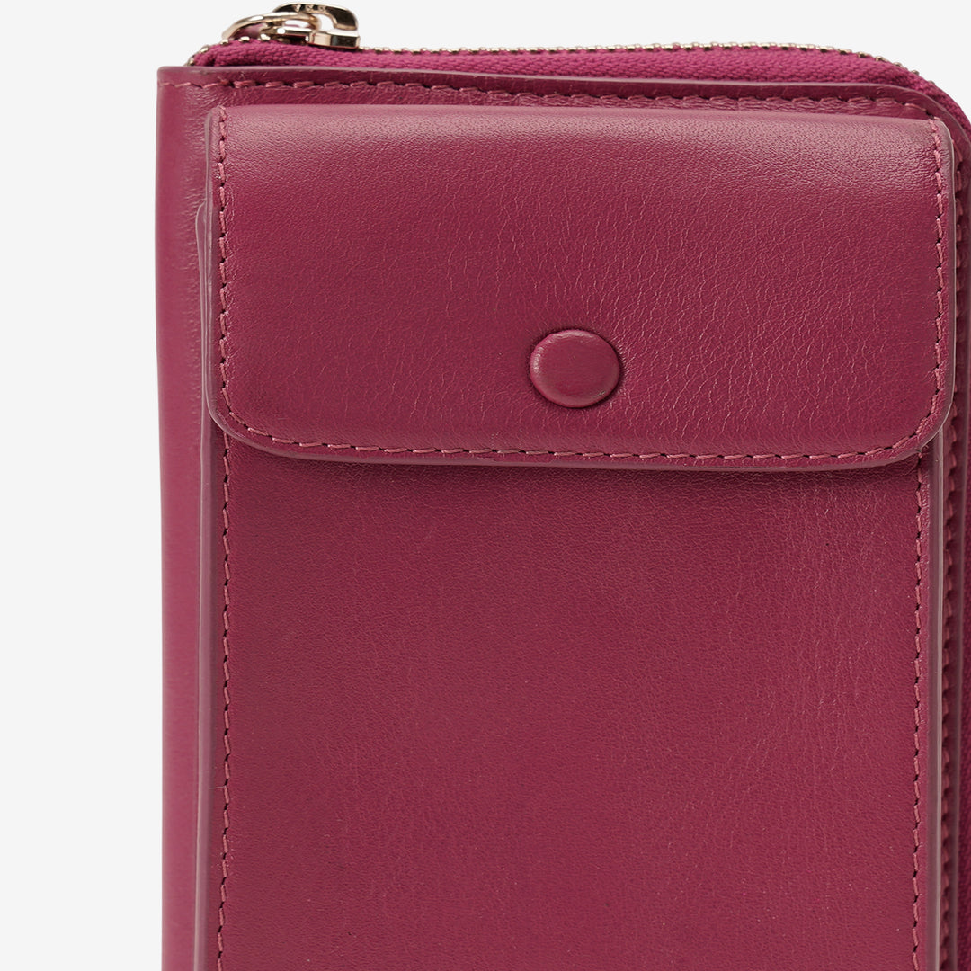 JANICE PHONE + WALLET SLING BAG PINK