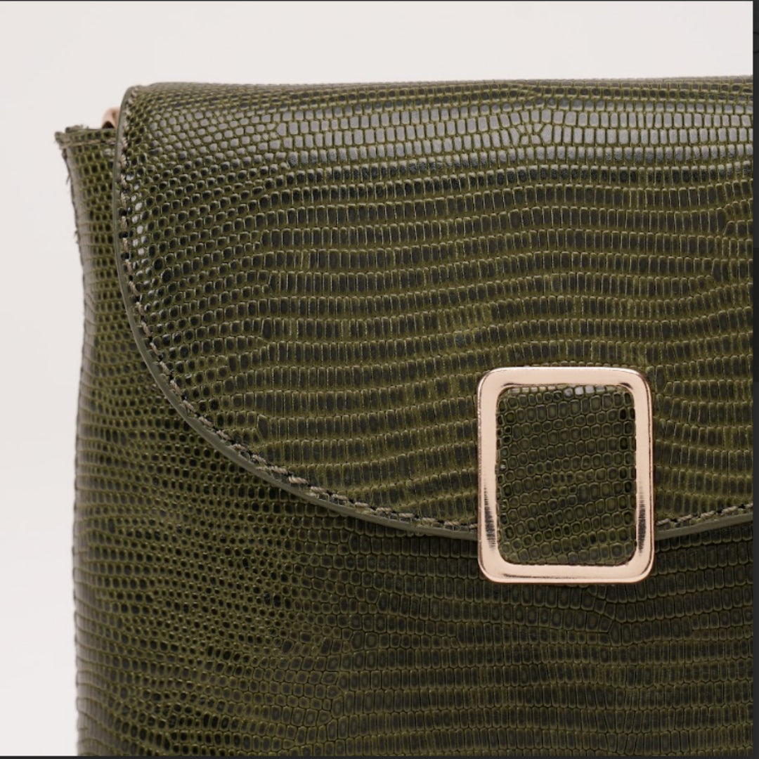CHLOE SLING BAG GREEN PYTHON