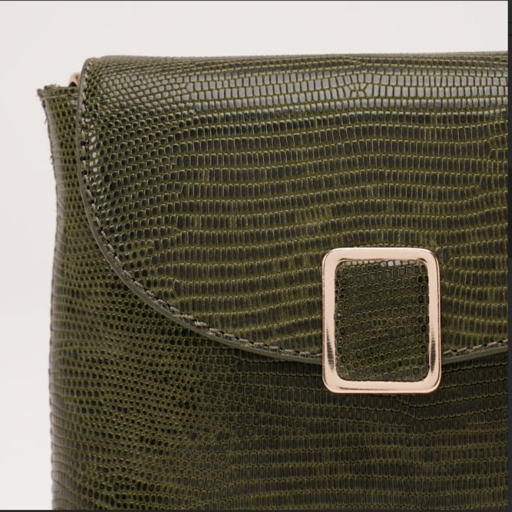 CHLOE SLING BAG GREEN PYTHON