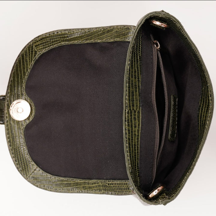 CHLOE SLING BAG GREEN PYTHON