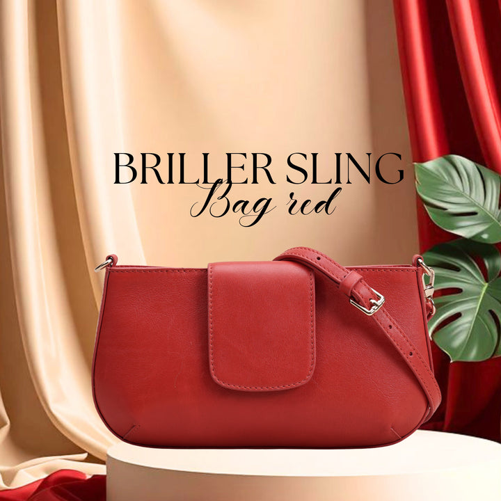 BRILLER SLING BAG RED