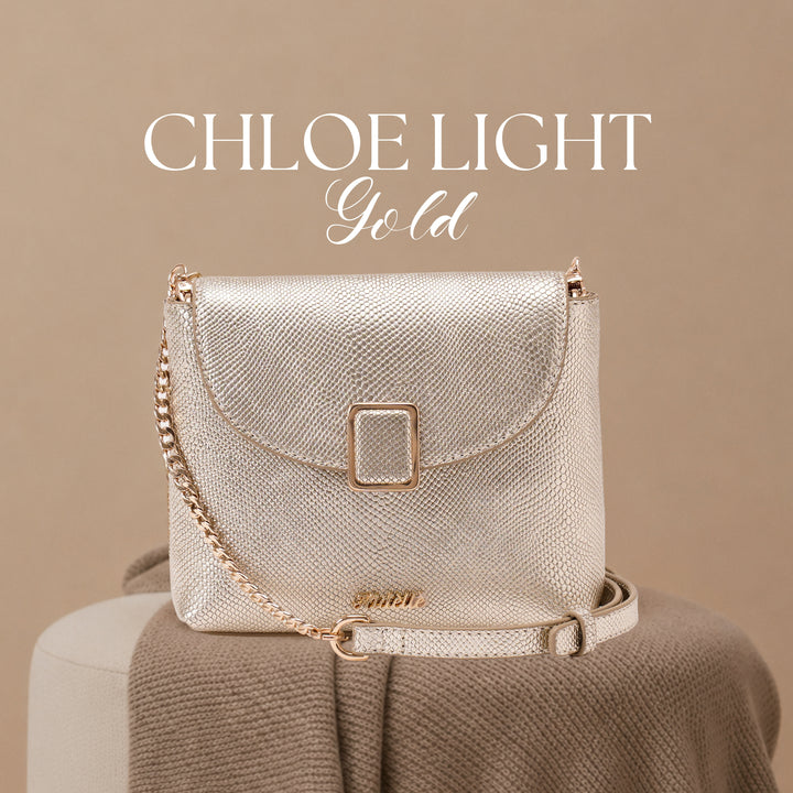 CHLOE SLING BAG LIGHT GOLD