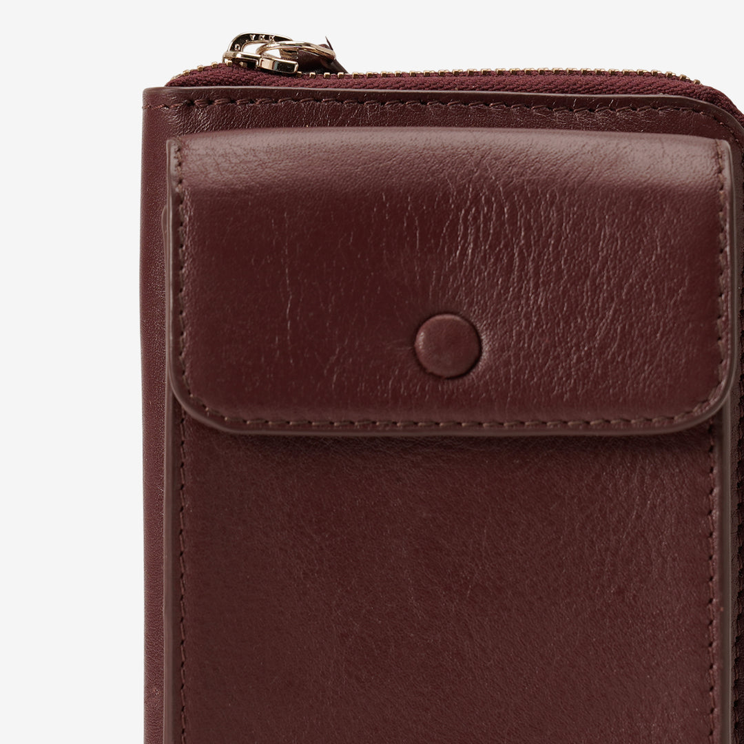 JANICE PHONE + WALLET SLING BAG BORDEUX