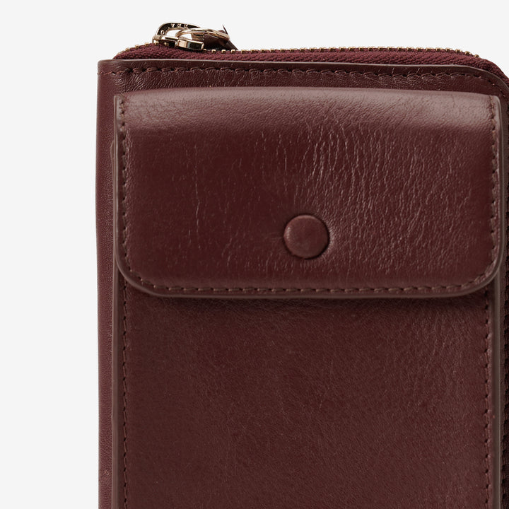 JANICE PHONE + WALLET SLING BAG BORDEUX