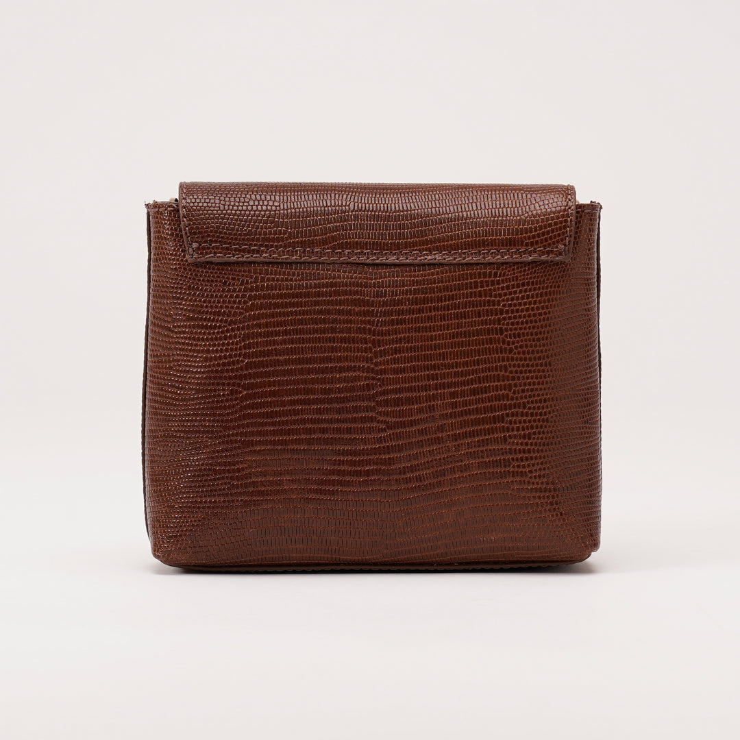 CHLOE SLING BAG TAN PYTHON