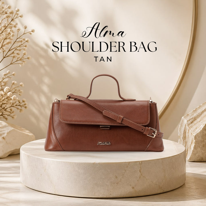 ALMA SHOULDER BAG TAN