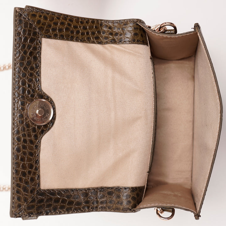 CHLOE SLING BAG TAN PYTHON