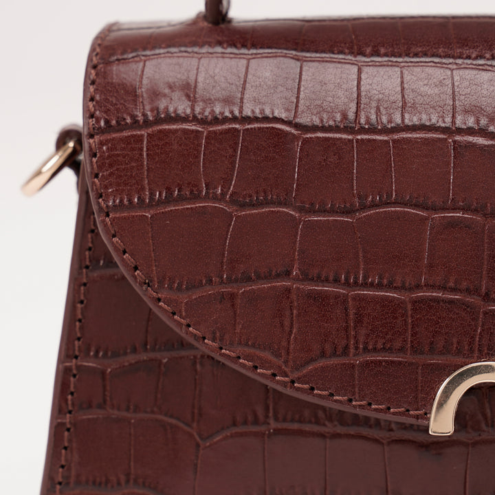 MINI COLETTE SLING BAG COGNAC CROCO