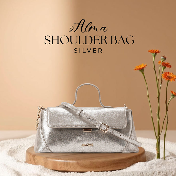 ALMA SHOULDER BAG SILVER