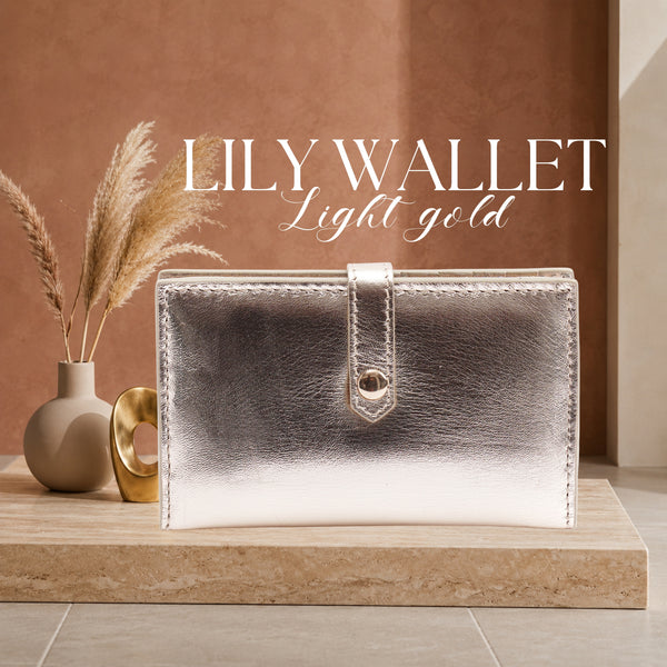 LILY WALLET LIGHT GOLD
