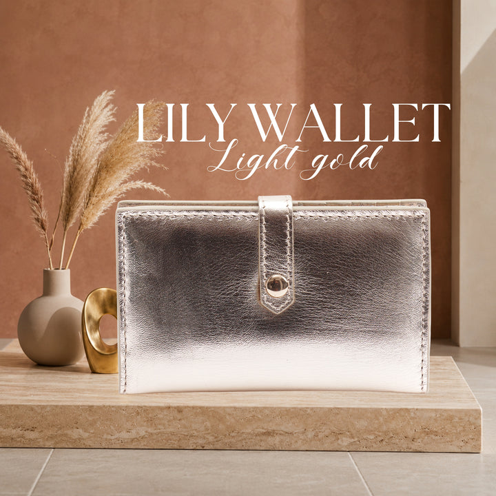 LILY WALLET LIGHT GOLD
