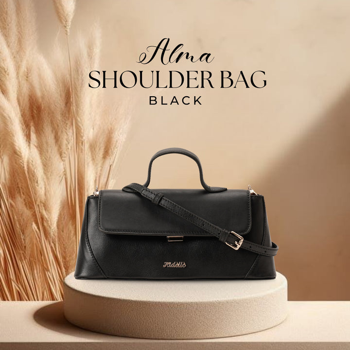 ALMA SHOULDER BAG BLACK