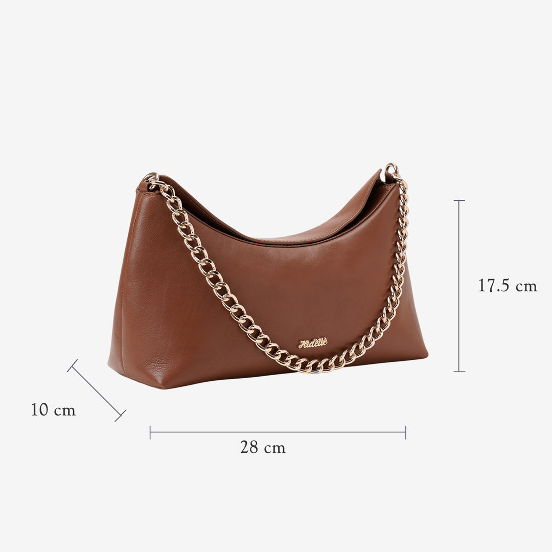 JADE SATCHEL BAG TAN