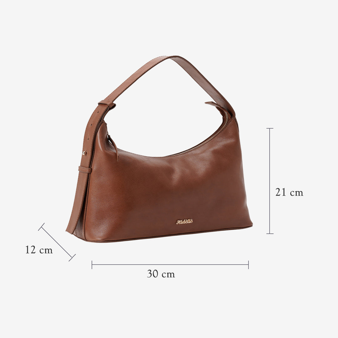 CINDY MINI HOBO BAG TAN