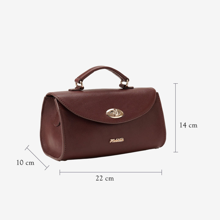 ELISA SHOULDER BAG BORDEUX