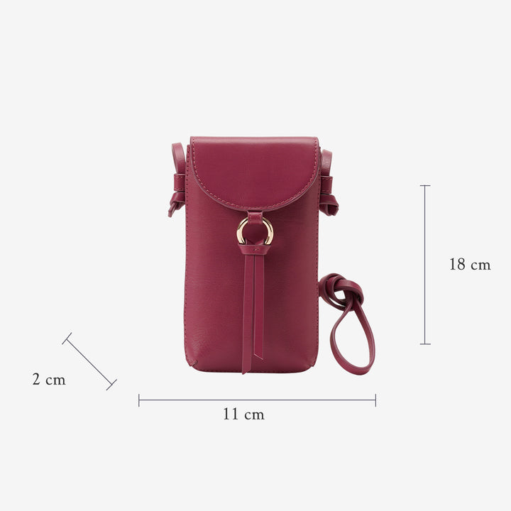 ROSE PHONE SLING BAG PINK