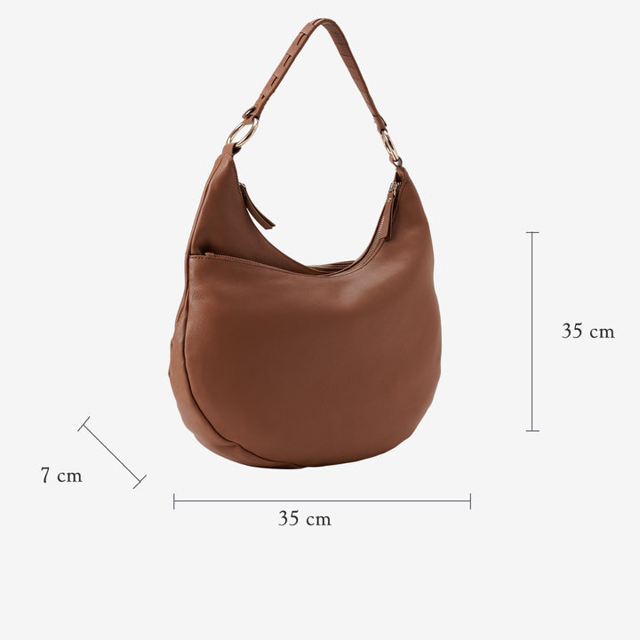 AUDREY HOBO TAN