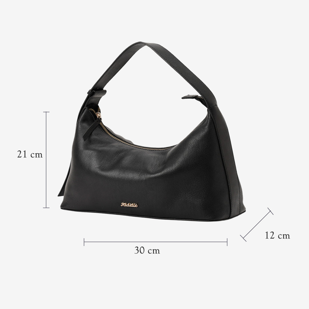 CINDY MINI HOBO BAG BLACK