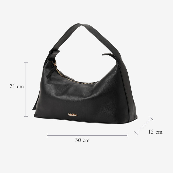 CINDY MINI HOBO BAG BLACK