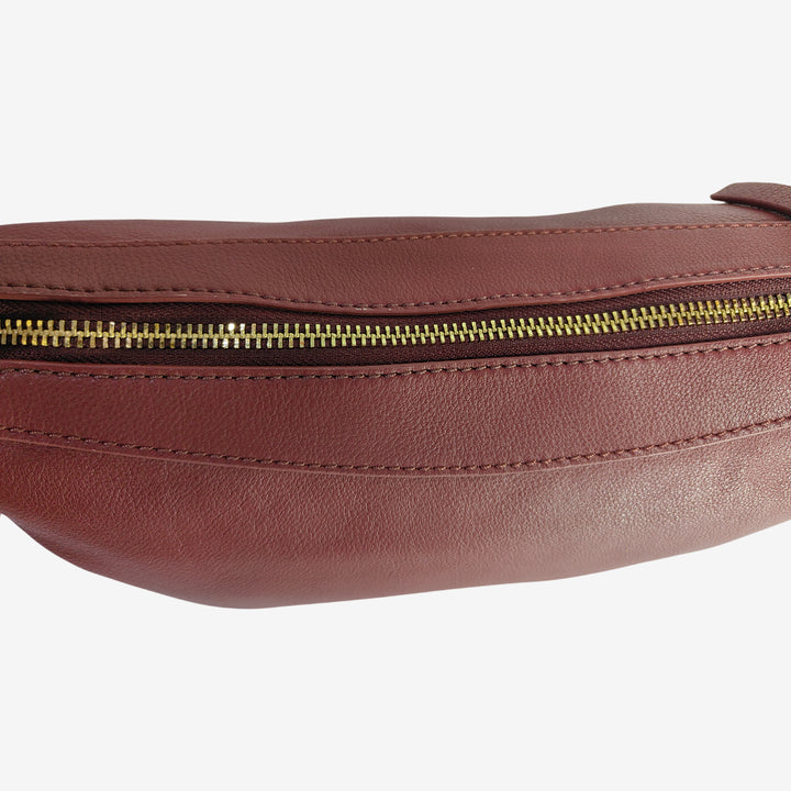 SOLENE SHOULDER BAG  BORDEUX