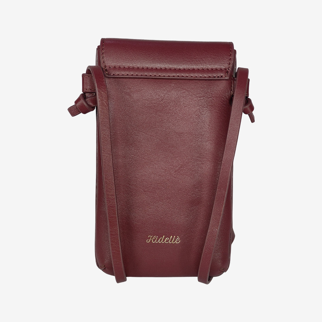 ROSE PHONE SLING BAG BORDEUX