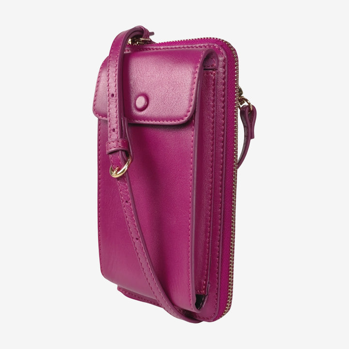 JANICE PHONE + WALLET SLING BAG PINK