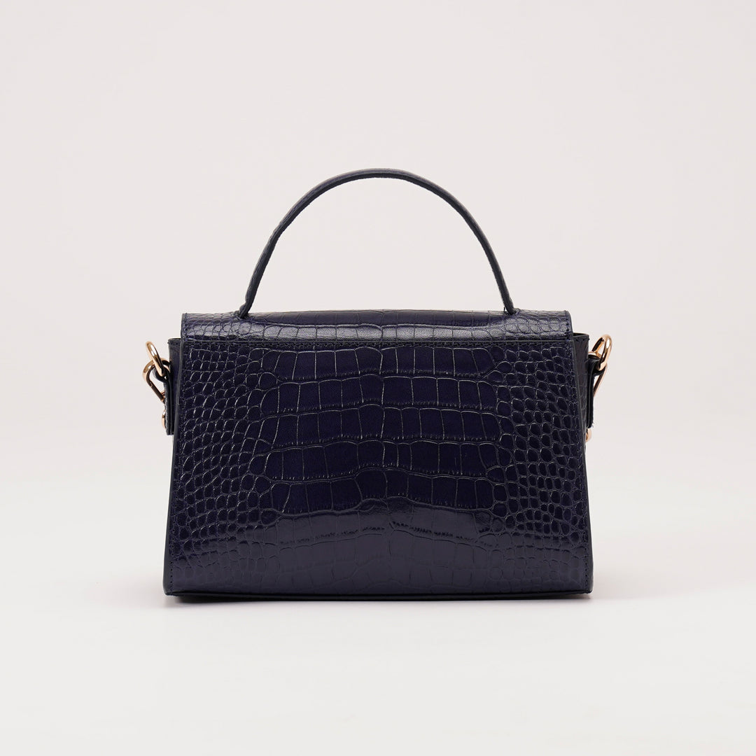 COLETTE SLING BAG BLUE CROCO