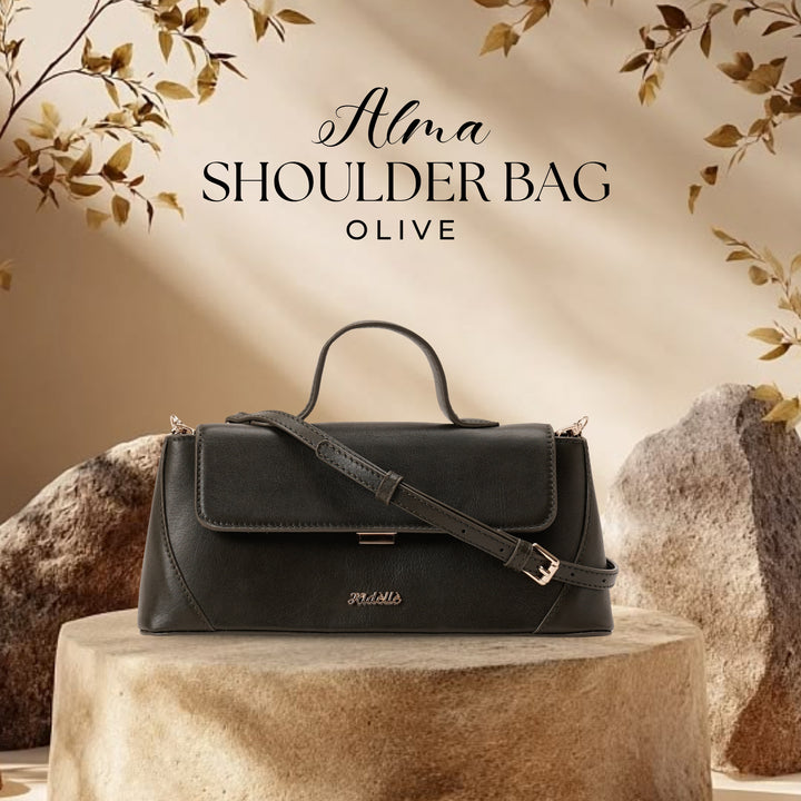 ALMA SHOULDER BAG OLIVE