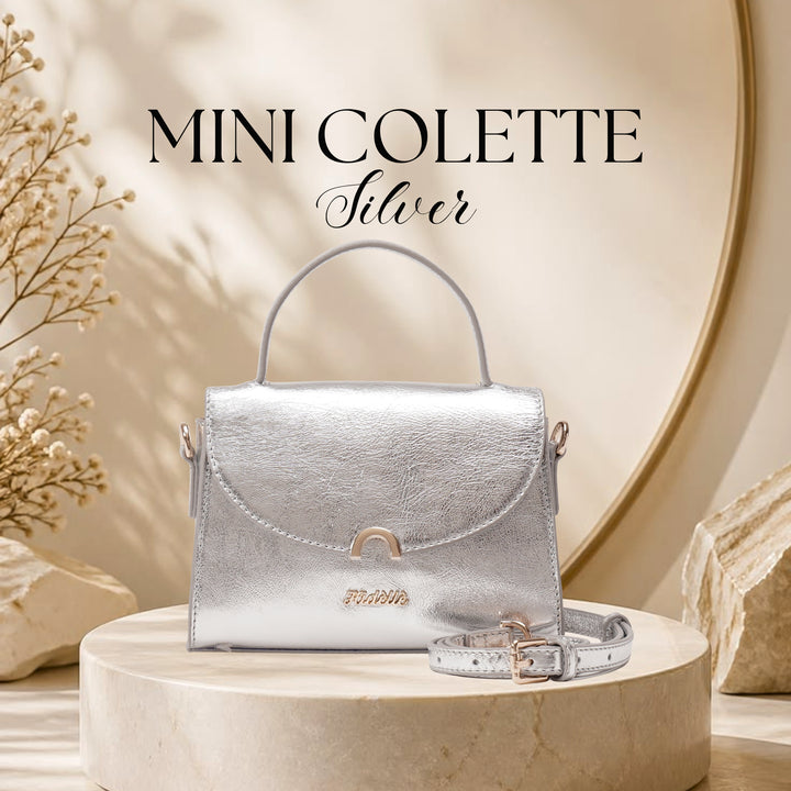 MINI COLETTE SLING BAG SILVER